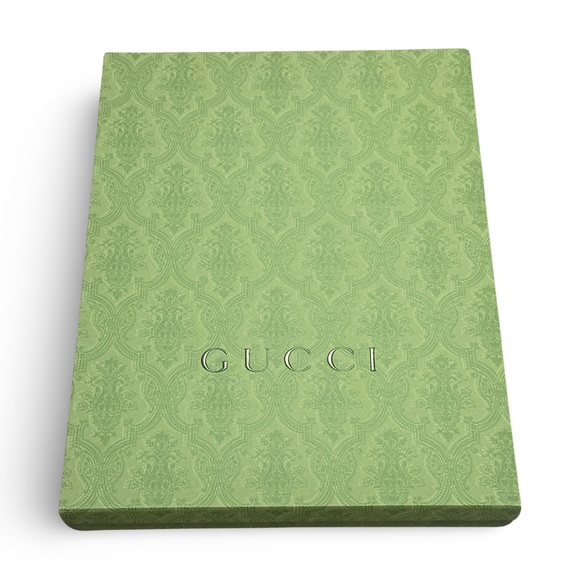 Gucci Other - GUCCI: Authentic Gift Box 📦- Tissue + Ribbon Sz: 16” x 12” x 2”